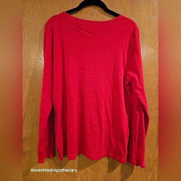 3/15$ Bundle Deal Red Long Sleeve Shirt - Picture 2 of 5